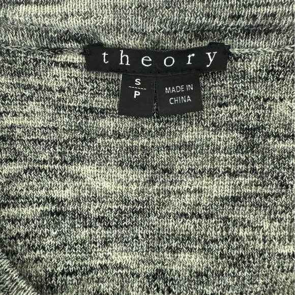 Theory Black and Gray Wool & Gray Women's Mini Dress Size Small - Picture 5 of 7